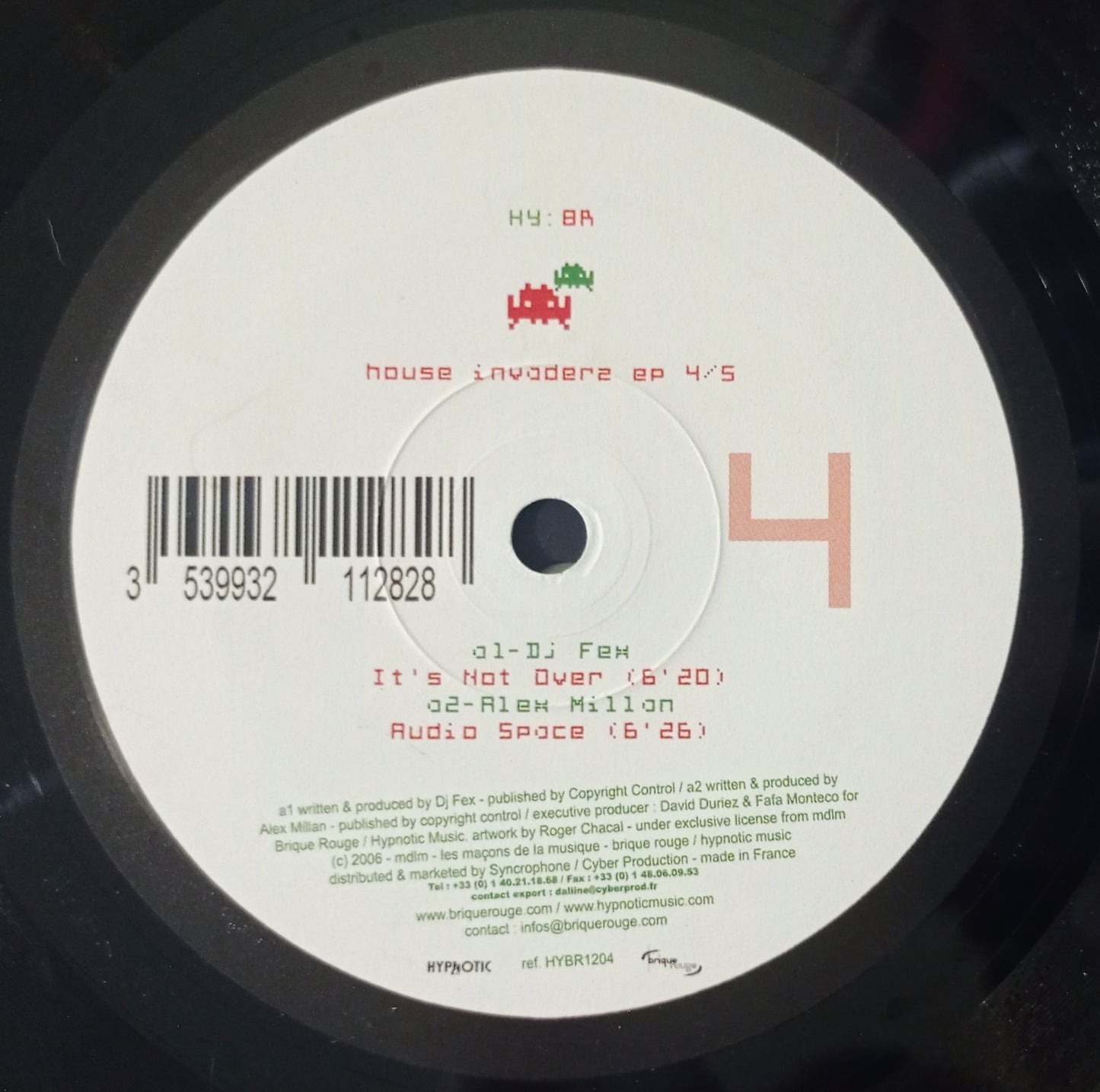 Vários - House Invaderz EP 4/5 (Vynil 12" - Importado França - USADO)