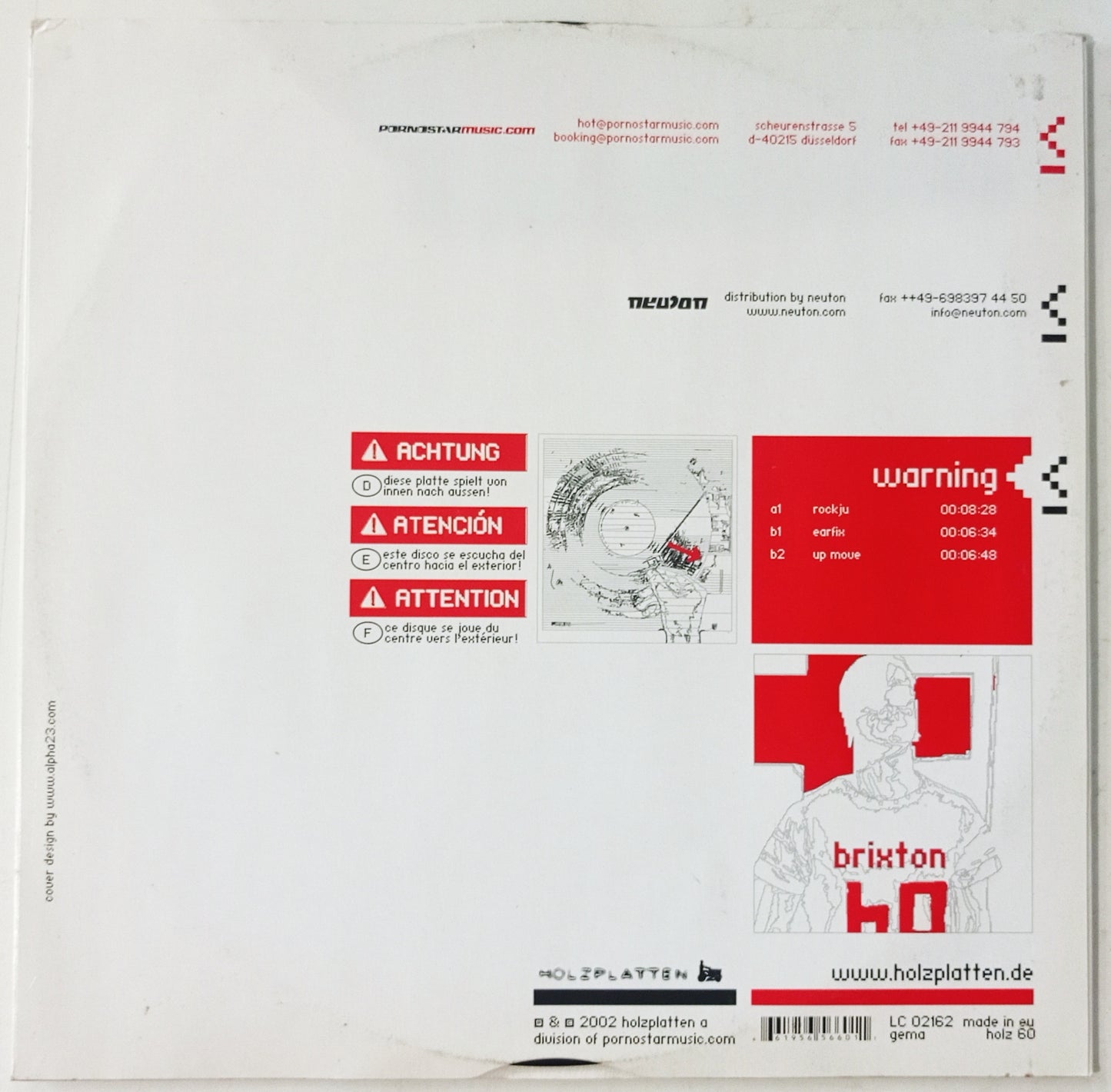 Brixton - Warning (Vynil 12" - Importado Alemanha - USADO)