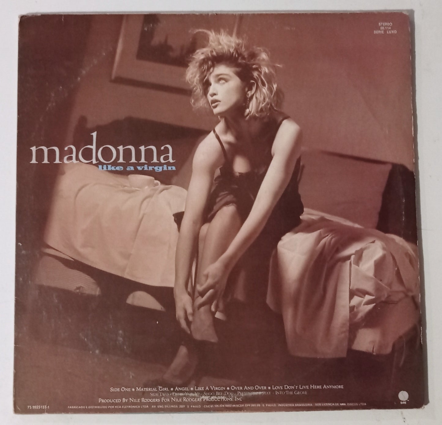 Madonna - Like A Virgin (LP Nacional Usado)