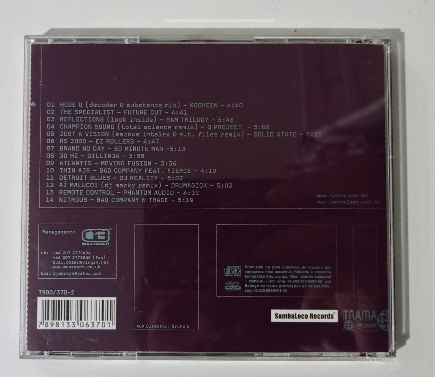 DJ Marky – Audio Architecture (CD Nacional - Usado)