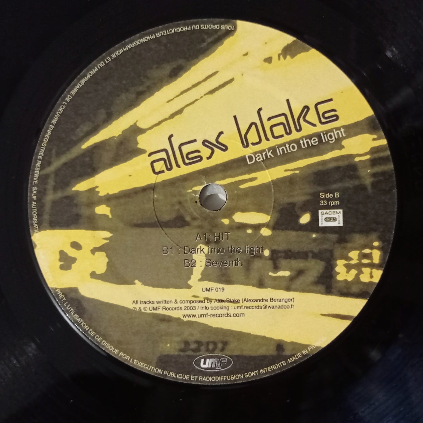 Alex Blake – Dark Into The Light (Vinyl 12" Importado França - Usado)