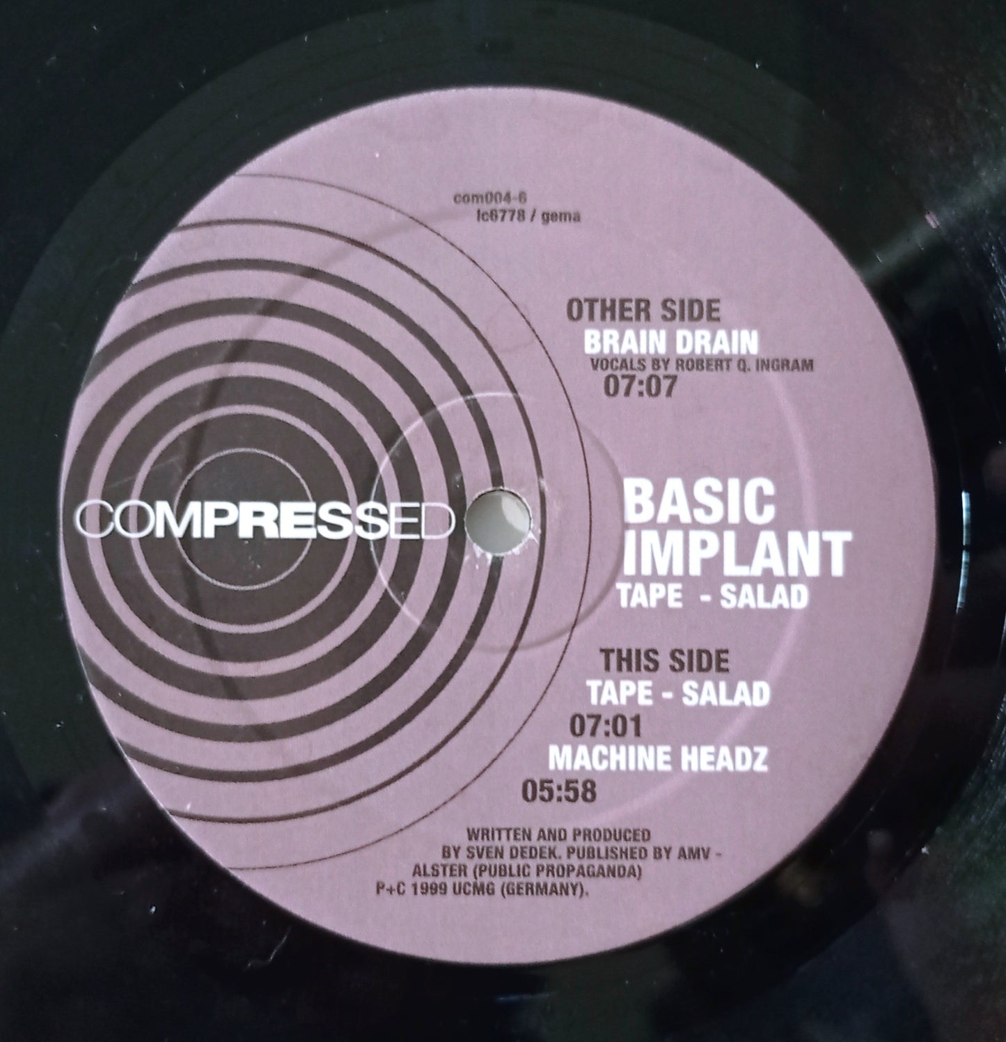 Basic Implant - Tape-Salad (Vinyl 12" Importado Alemanha-Usado)