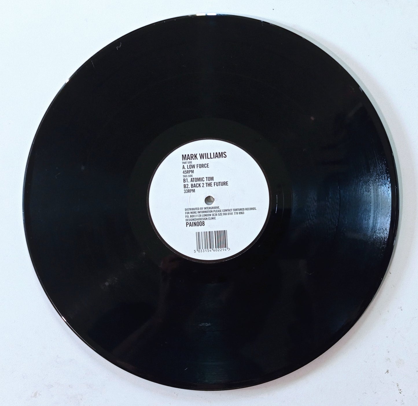 Mark Willians - Low Force (Vinyl 12" Importado Reino Unido - Usado)