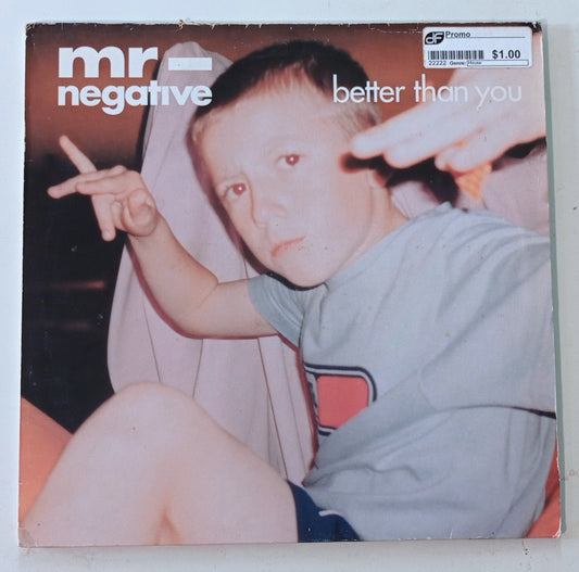 Mr. Negative - Better Than You (Vinyl 12" Importado Reino Unido - Usado)