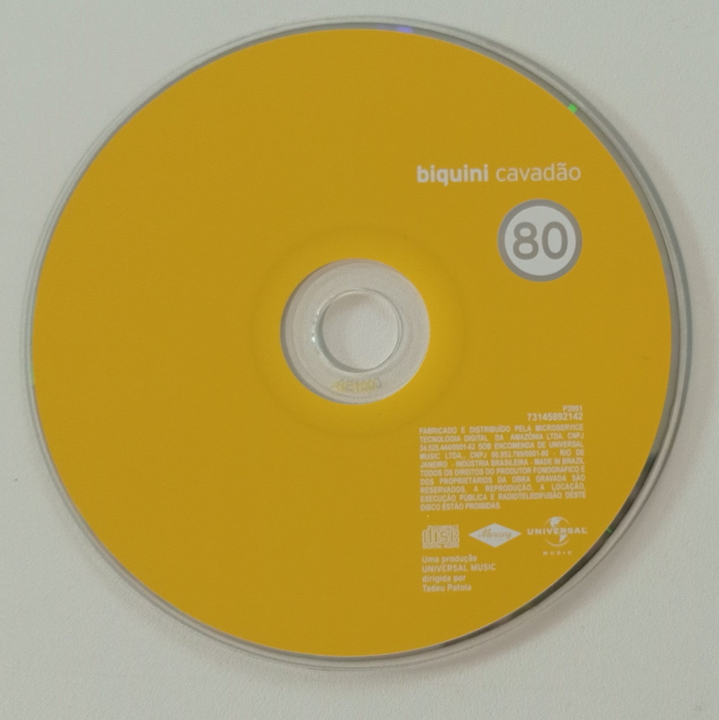 Biquini Cavadão - 80 (CD Nacional - usado)