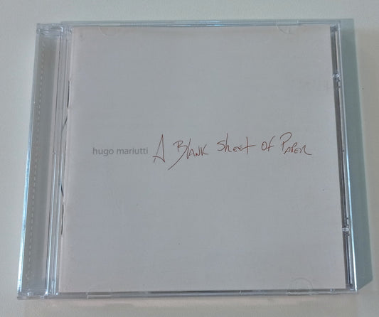 Hugo Mariutti - A Blank Sheet Of Paper (CD Nacional - Usado)