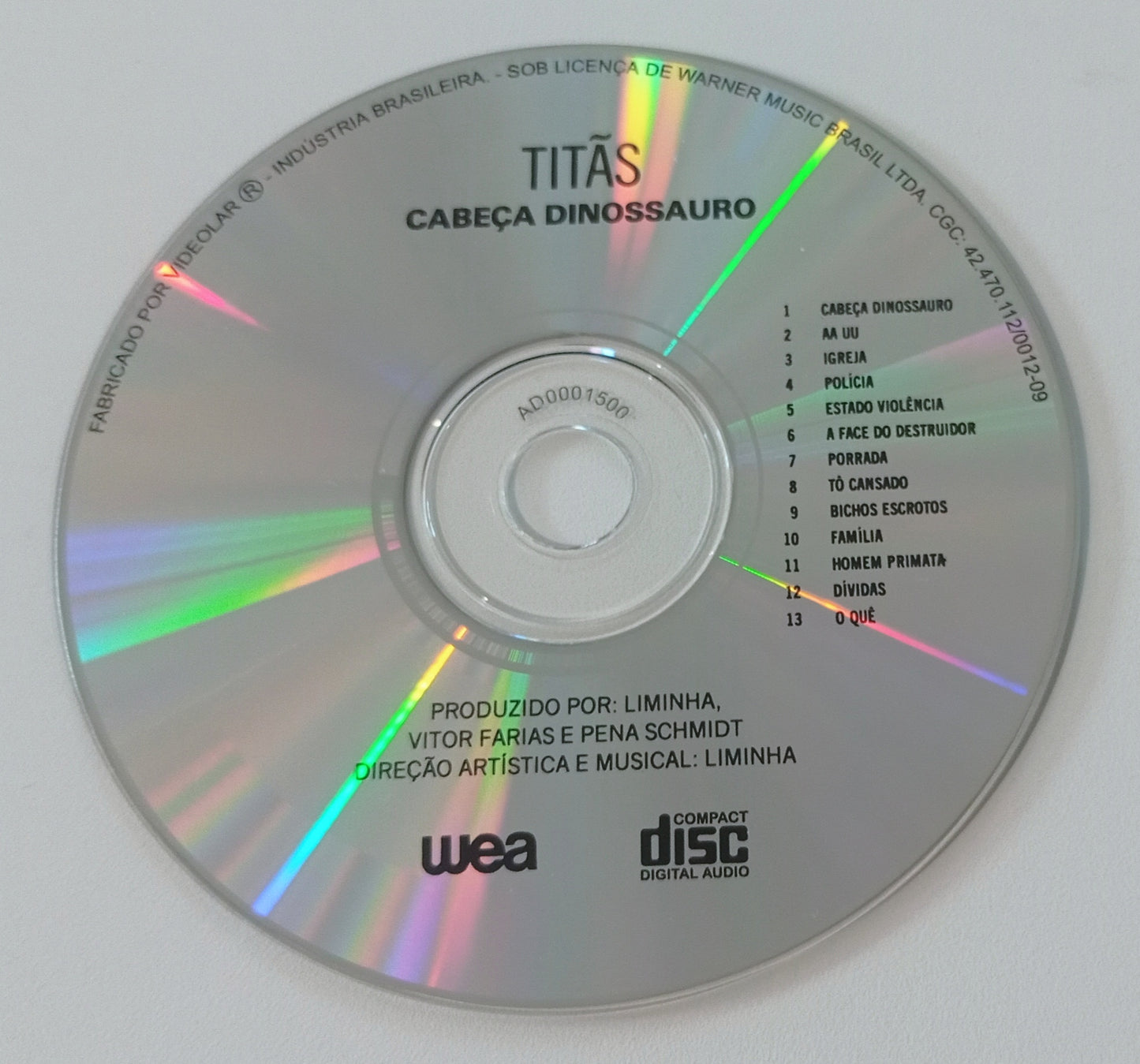 Titãs - Cabeça Dinossauro (CD Nacional - Usado)