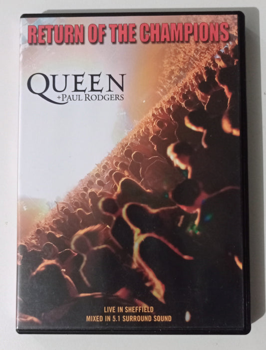 Queen + Paul Rogers - Return of the Champions Live in Sheffield (DVD Nacional - Usado)