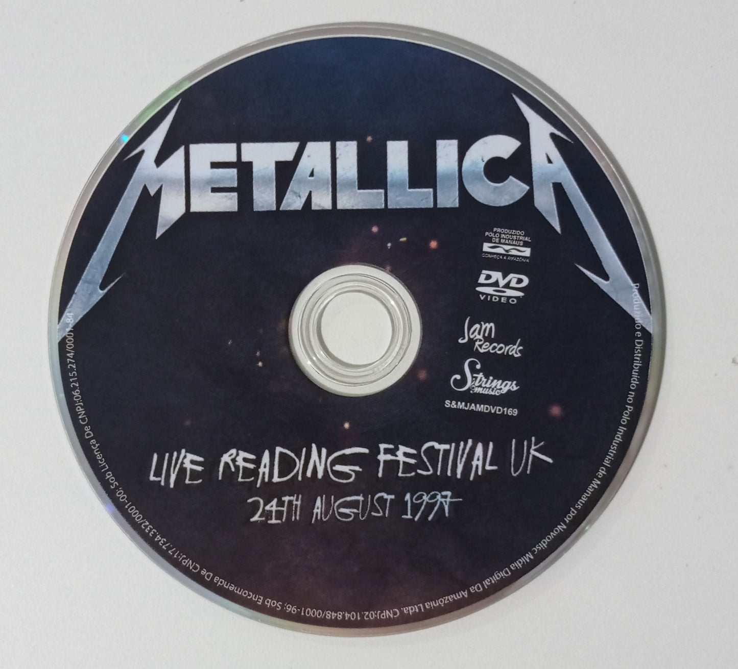 Metallica - Live Reading Festival UK 24th August 1997 (DVD Nacional - Usado)