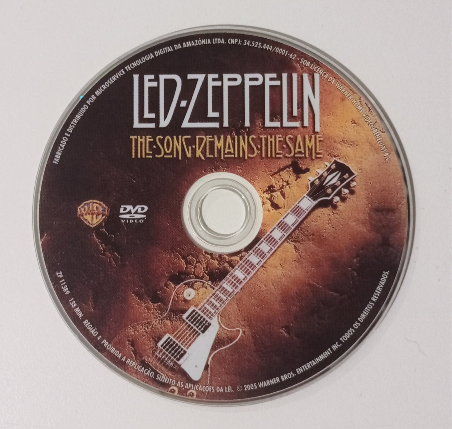 Led Zeppelin - The Song Remains the Same (DVD Nacional - Usado)