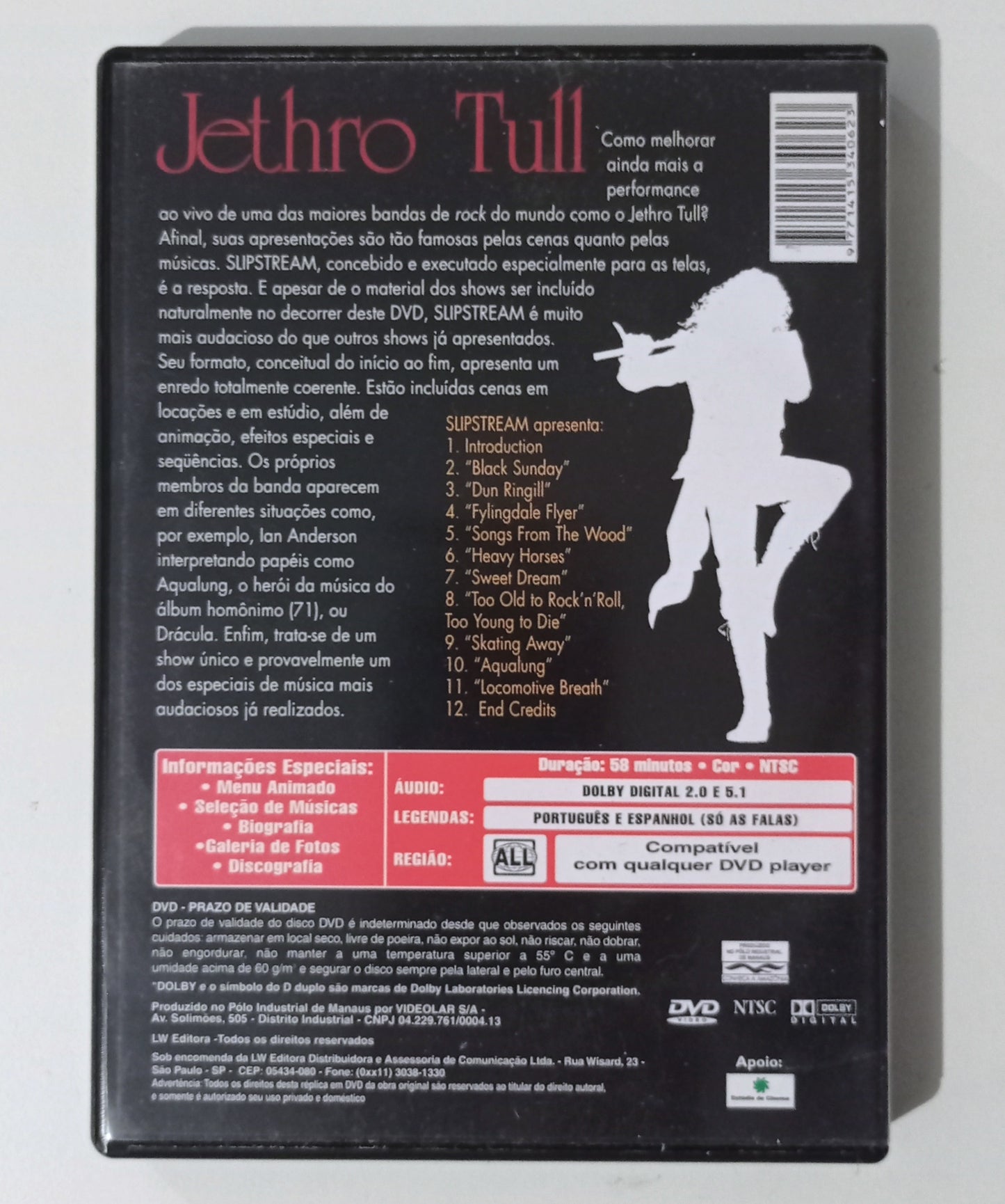 Jethro Tull - Slipstream (DVD Nacional - Usado)