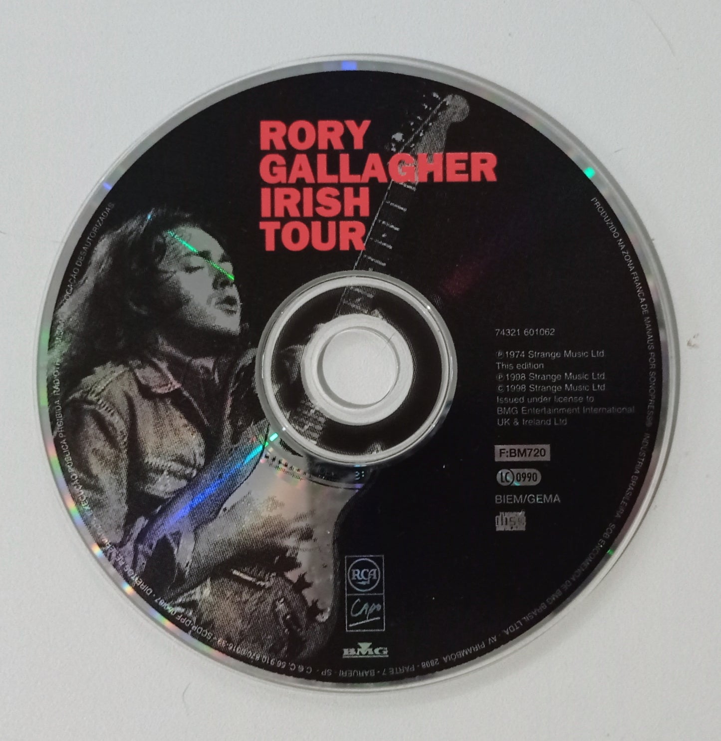 Rory Gallagher - Irish Tour (CD Nacional - Usado)