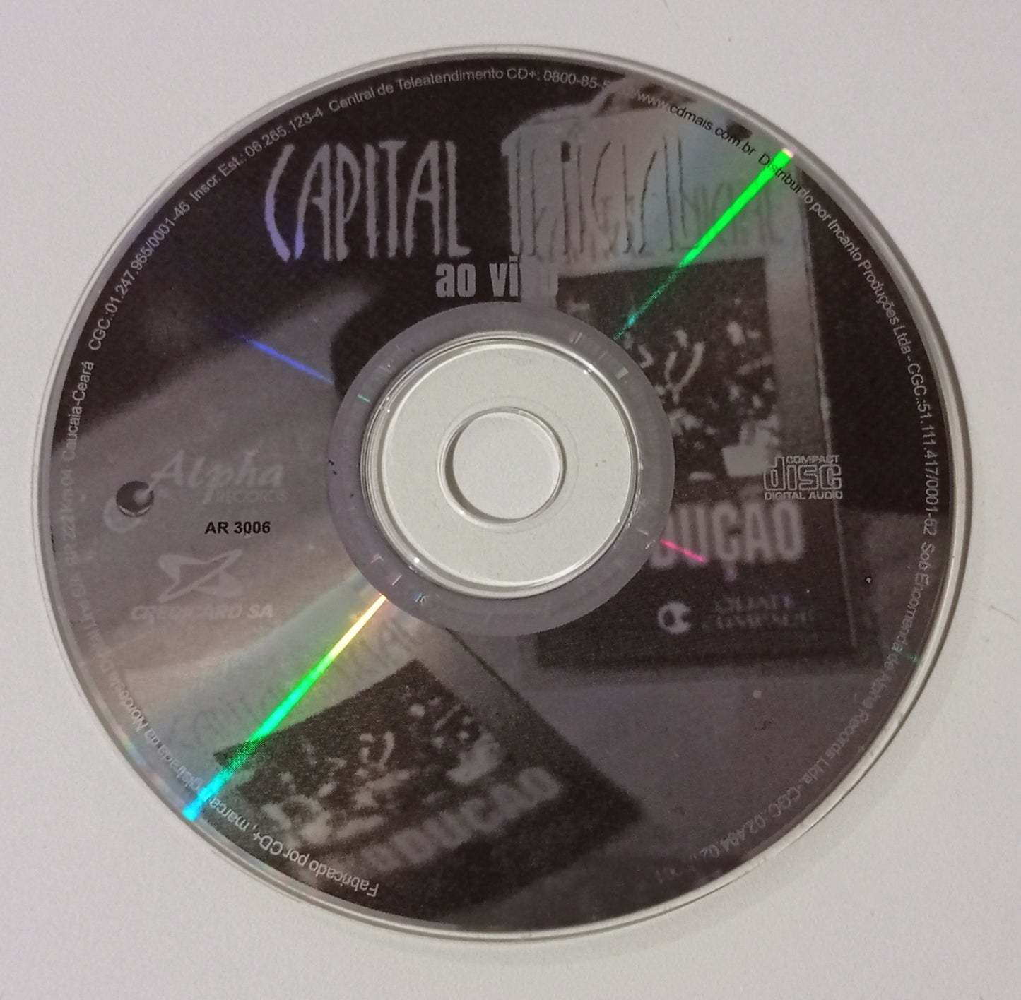 Capital Inicial - Ao Vivo (CD Nacional - Usado)