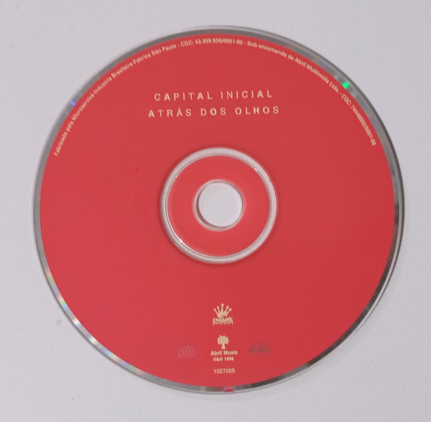 Capital Inicial - Atrás Dos Olhos (CD Nacional - Usado)