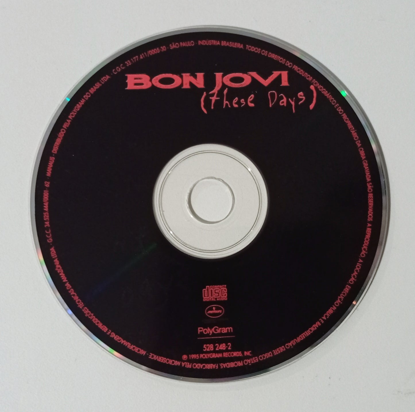 bon jovi - These Days (CD Nacional - Usado)