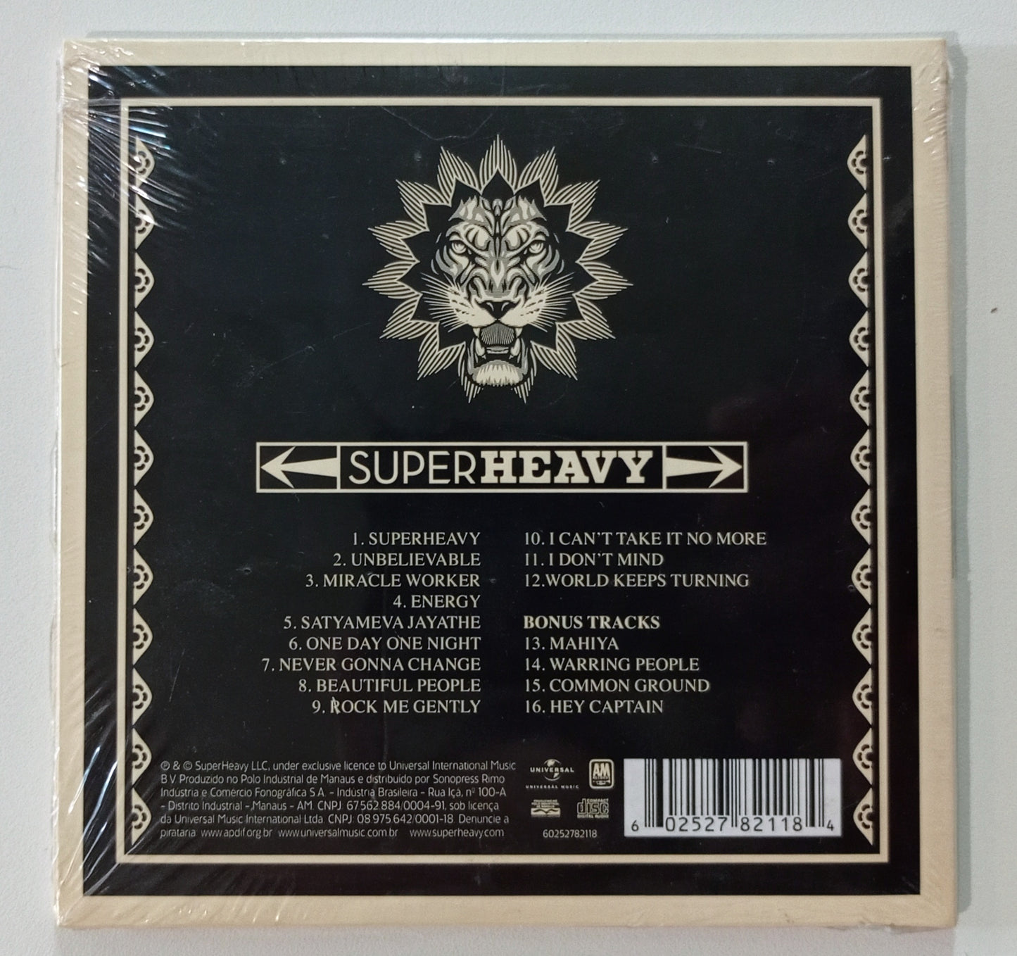 SuperHeavy - SuperHeavy (CD Nacional LACRADO)