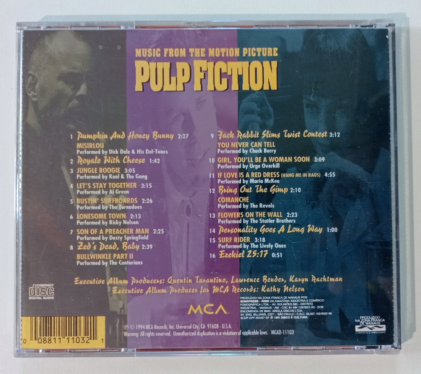 Pulp Fiction (Music From The Motion Picture) (CD Nacional - Usado)