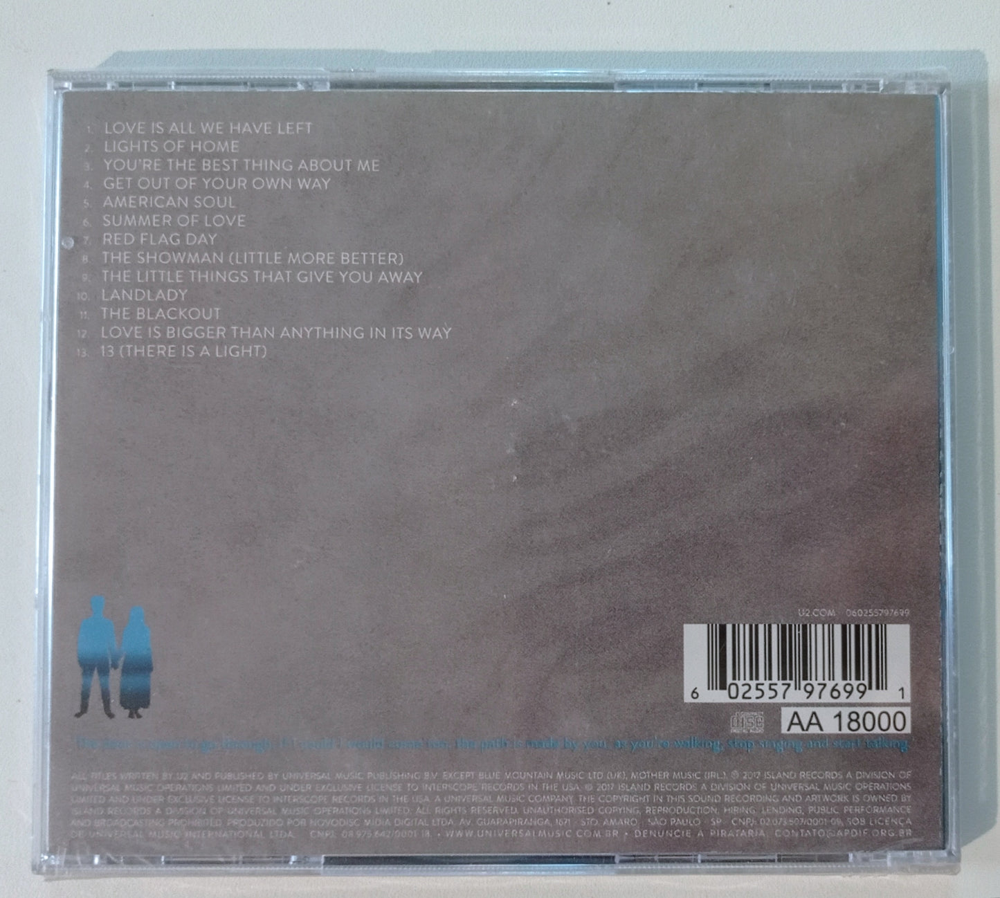 U2 - Songs Of Experience (CD Nacional LACRADO)