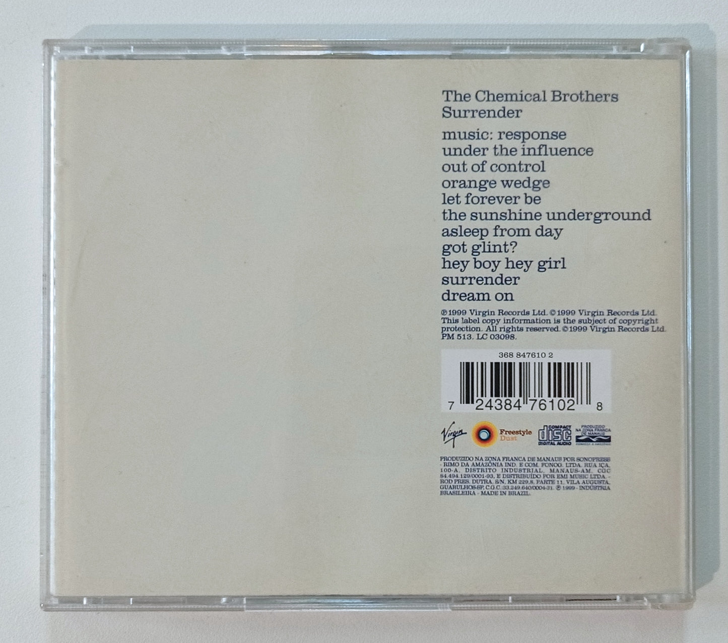 Chemical Brothers - Surrender (CD Nacional - Usado)