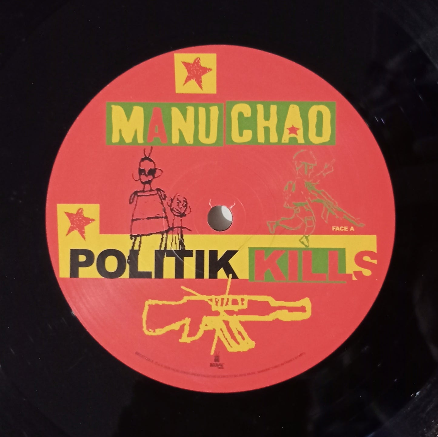 Manu Chao - Politik Kills (12" França - NOVO )