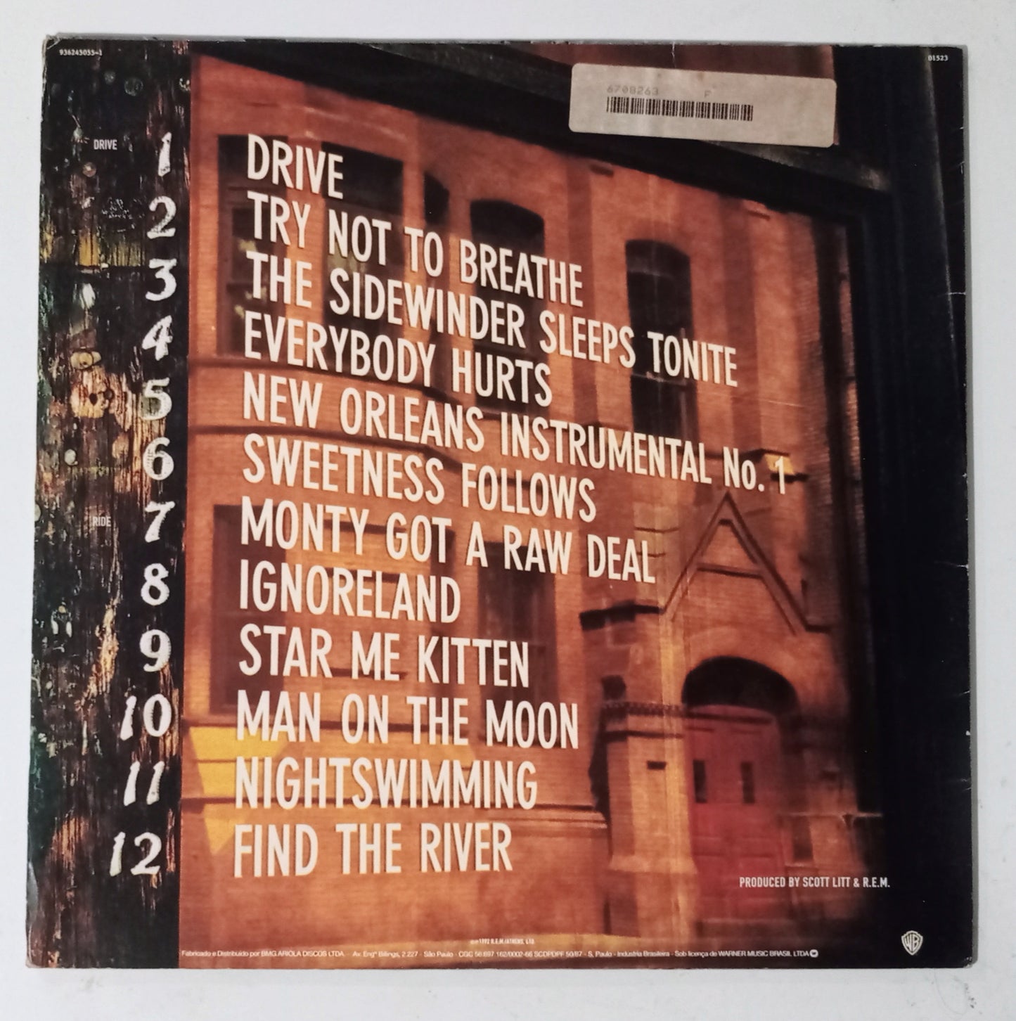 R.E.M. - Automatic For The People (LP Nacional - Usado
