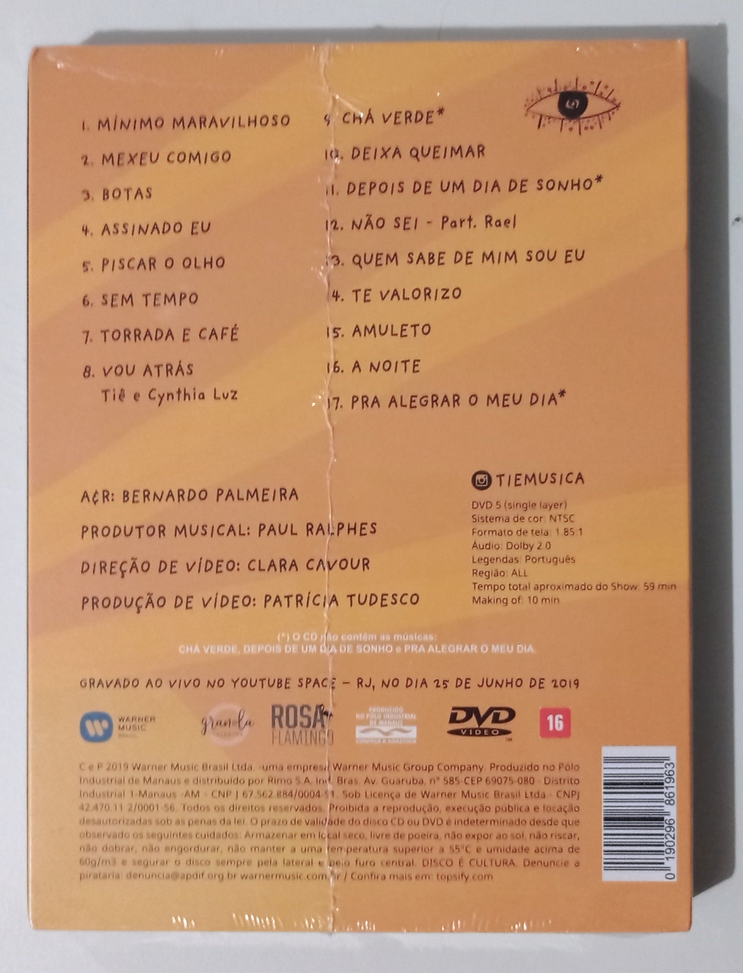 Dix Tiê - Dez Anos (DVD + CD Nacional - LACRADO)