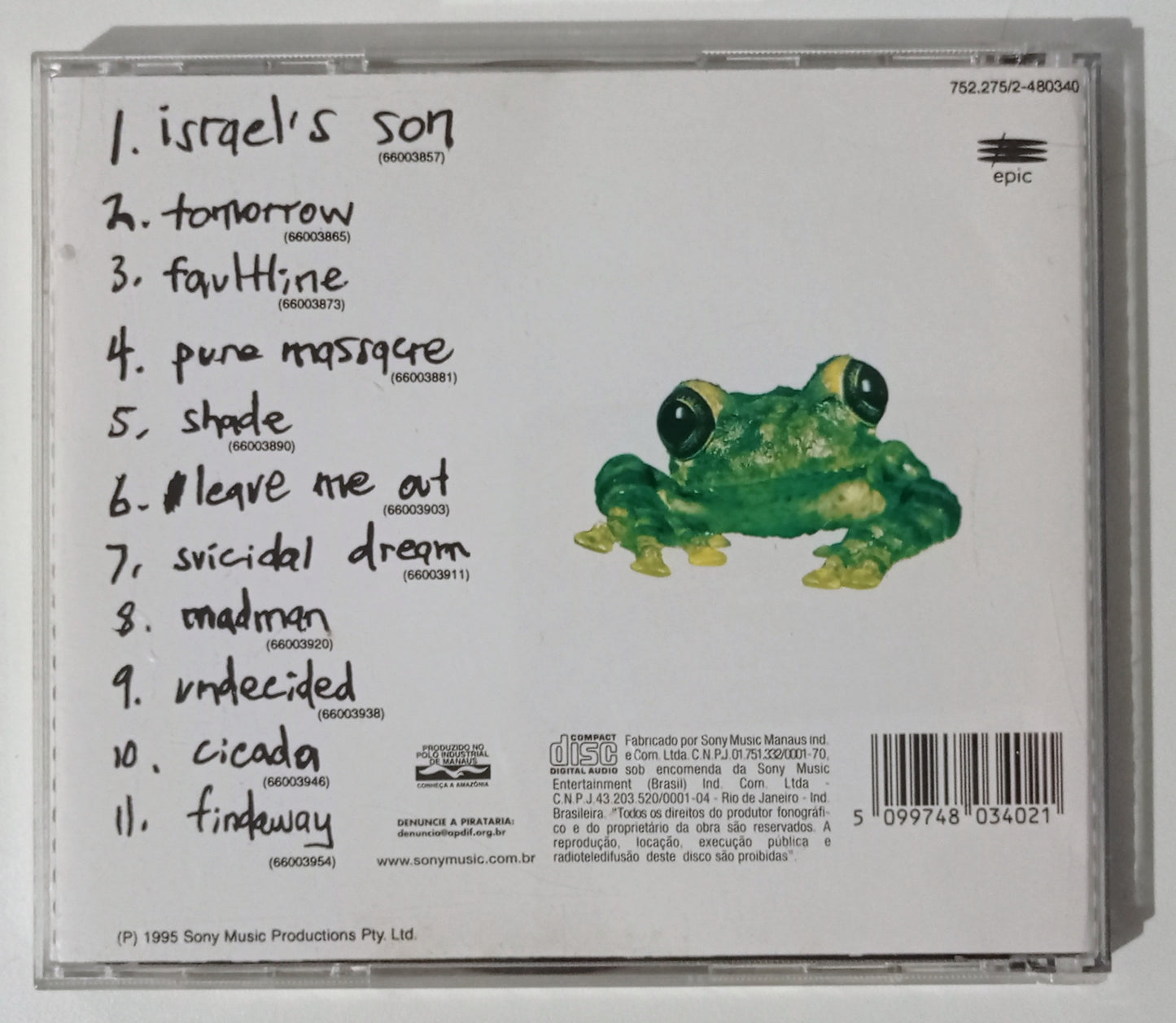 Silverchair - Frogstomp (CD Nacional - Usado)