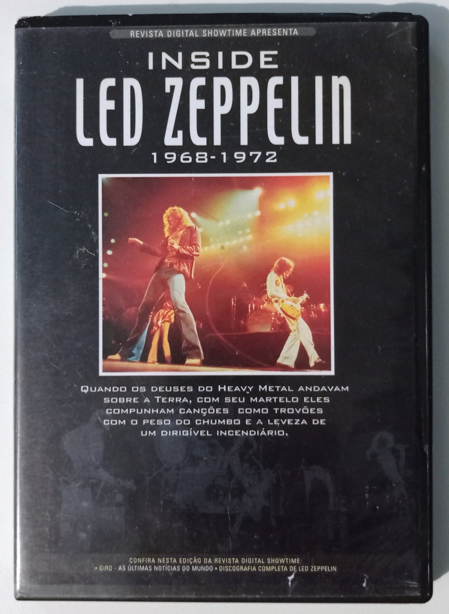 Led Zeppelin - Inside Led Zeppelin 1968-1972 (DVD Nacional - Usado)