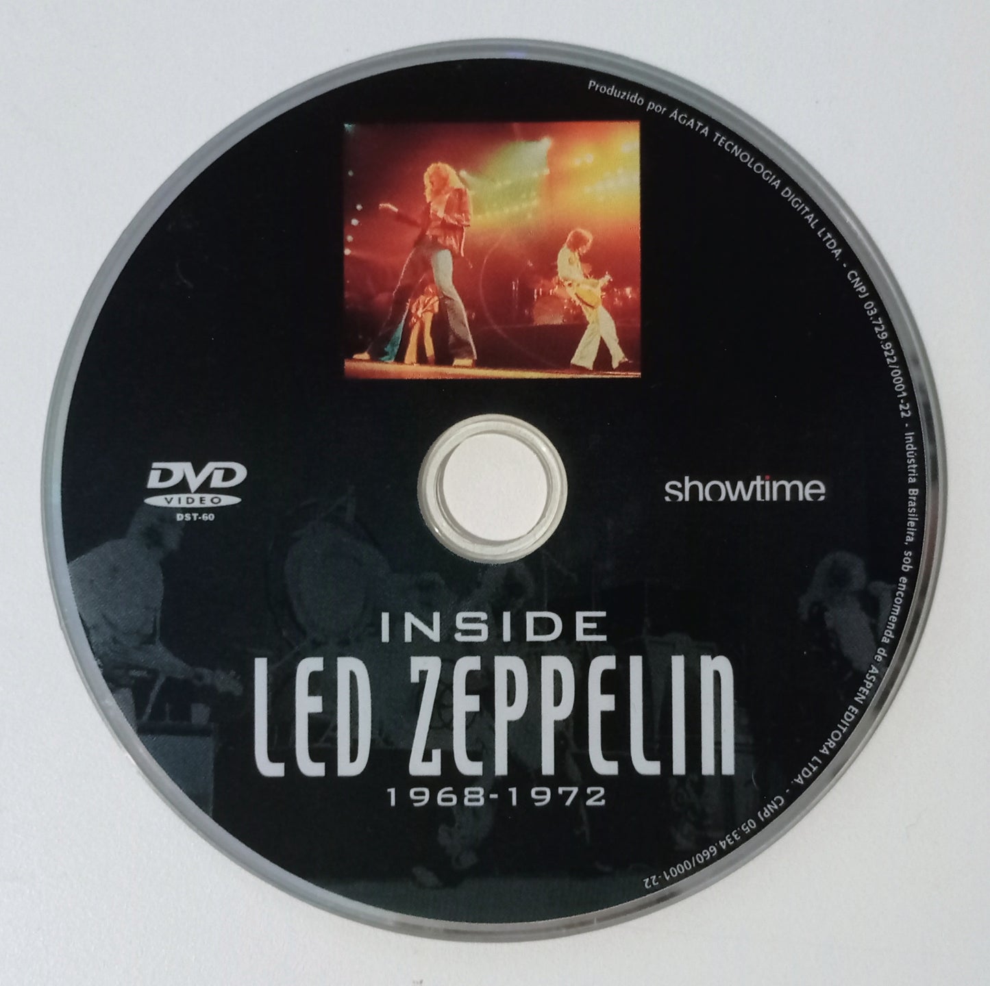 Led Zeppelin - Inside Led Zeppelin 1968-1972 (DVD Nacional - Usado)