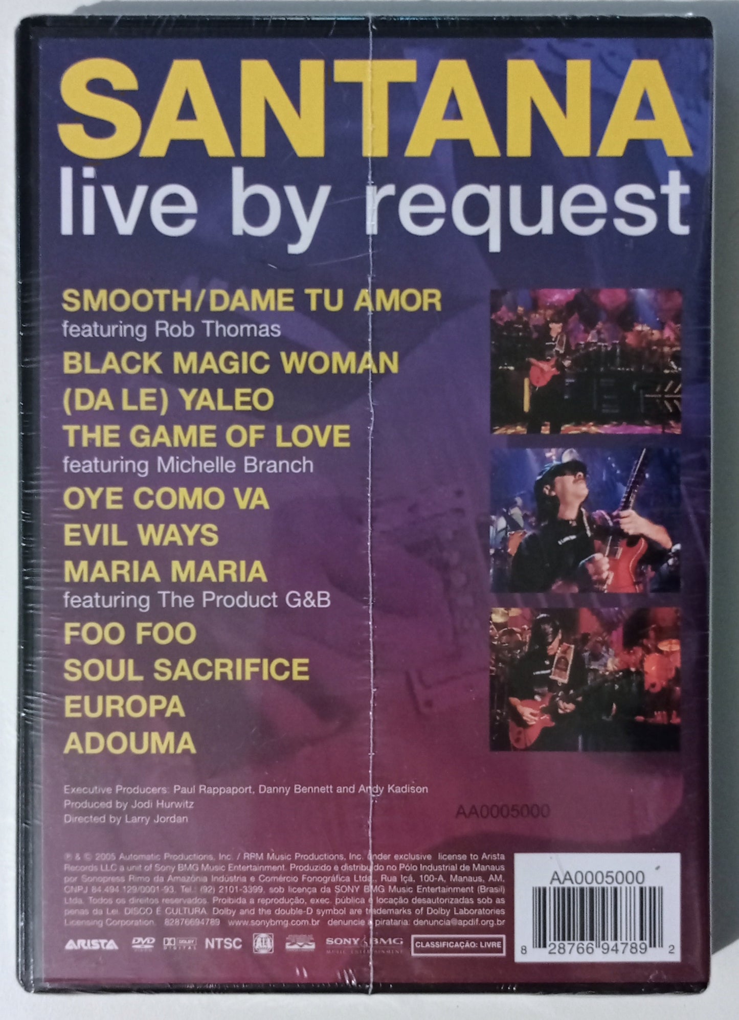 Santana - Live by Request (DVD Nacional - LACRADO)