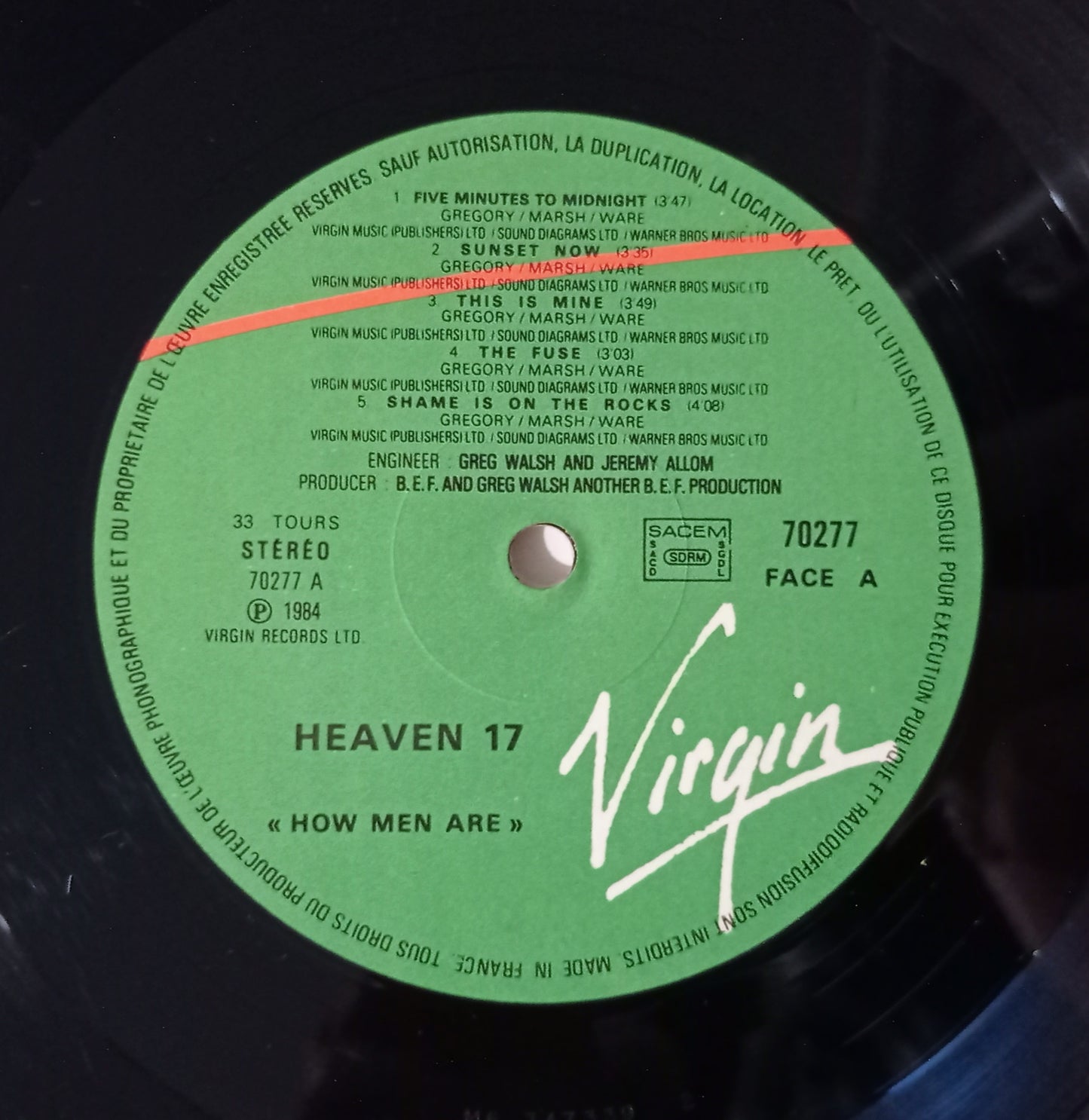 Heaven 17 - How Men Are (LP - França - Usado)