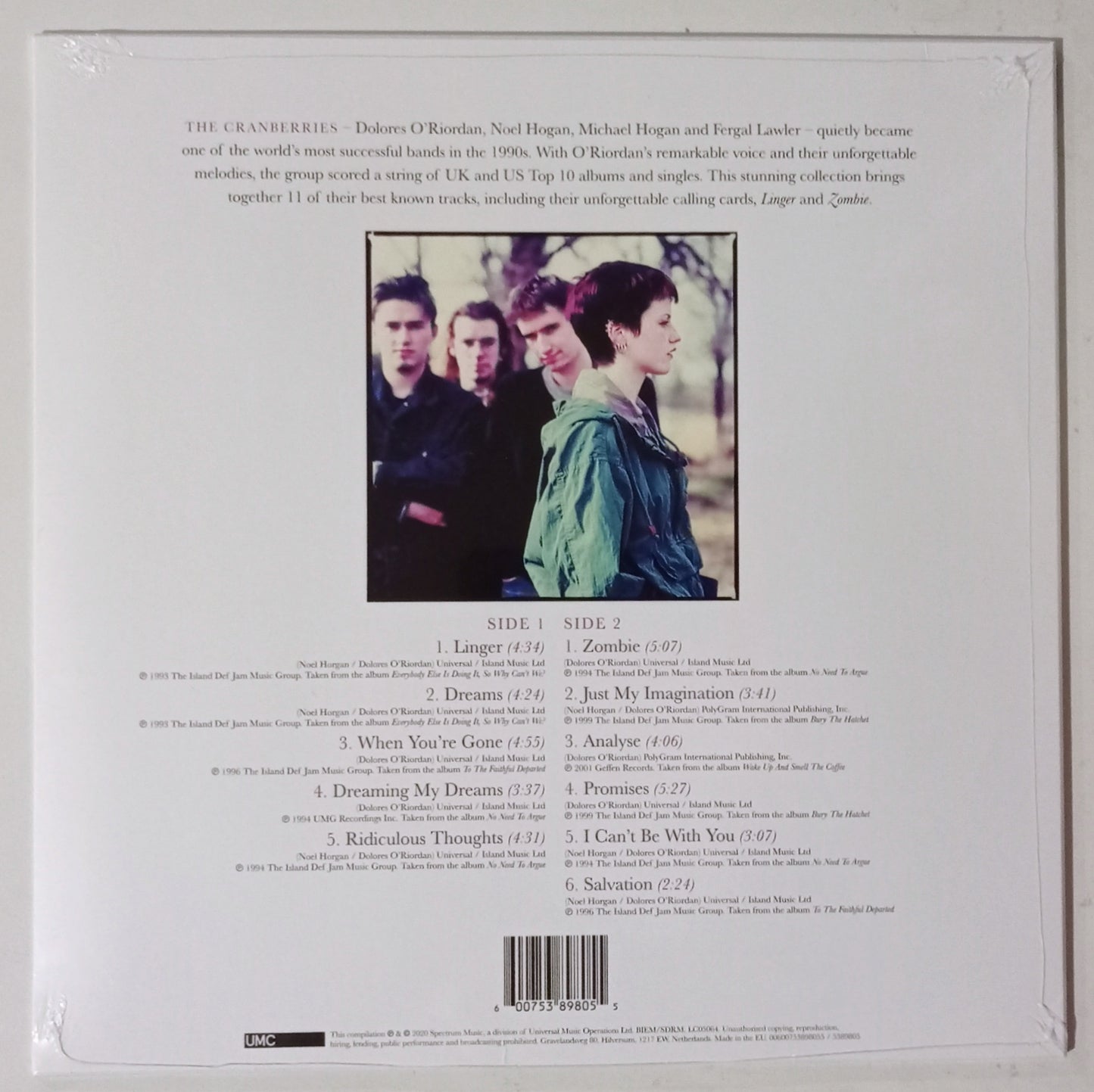 Cranberries - Dreams The Collection (LP Importado União Europeia - LACRADO)