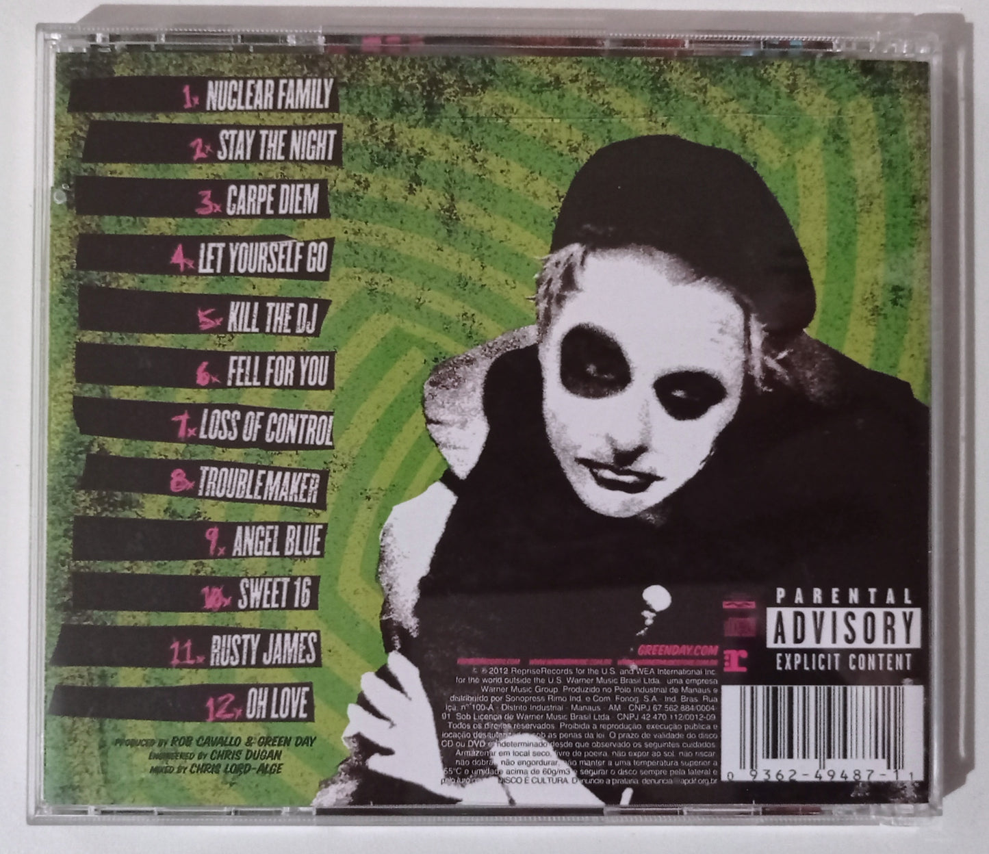 Green Day -  ¡Uno! (CD Nacional - Usado)