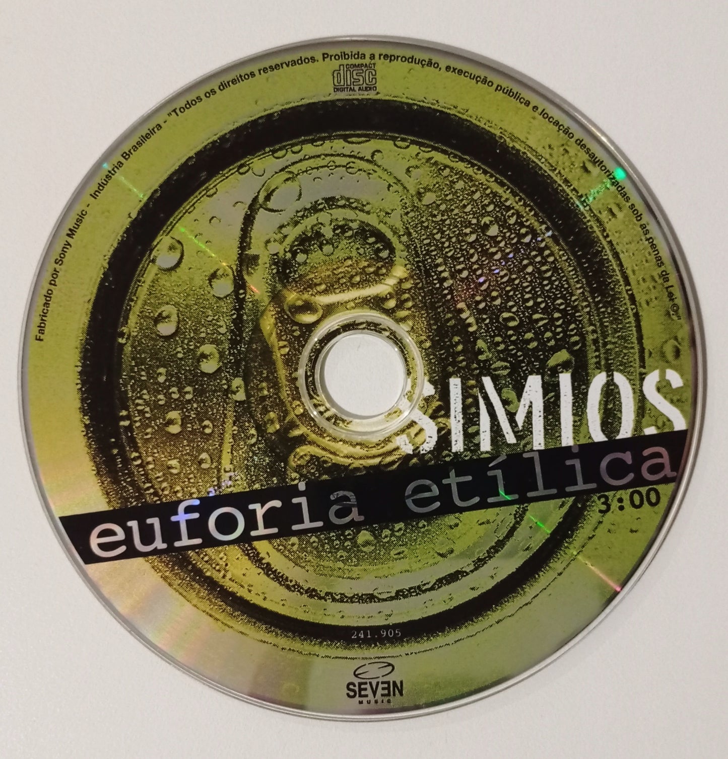 Simios - Euforia Etílica (CD Nacional - Usado)