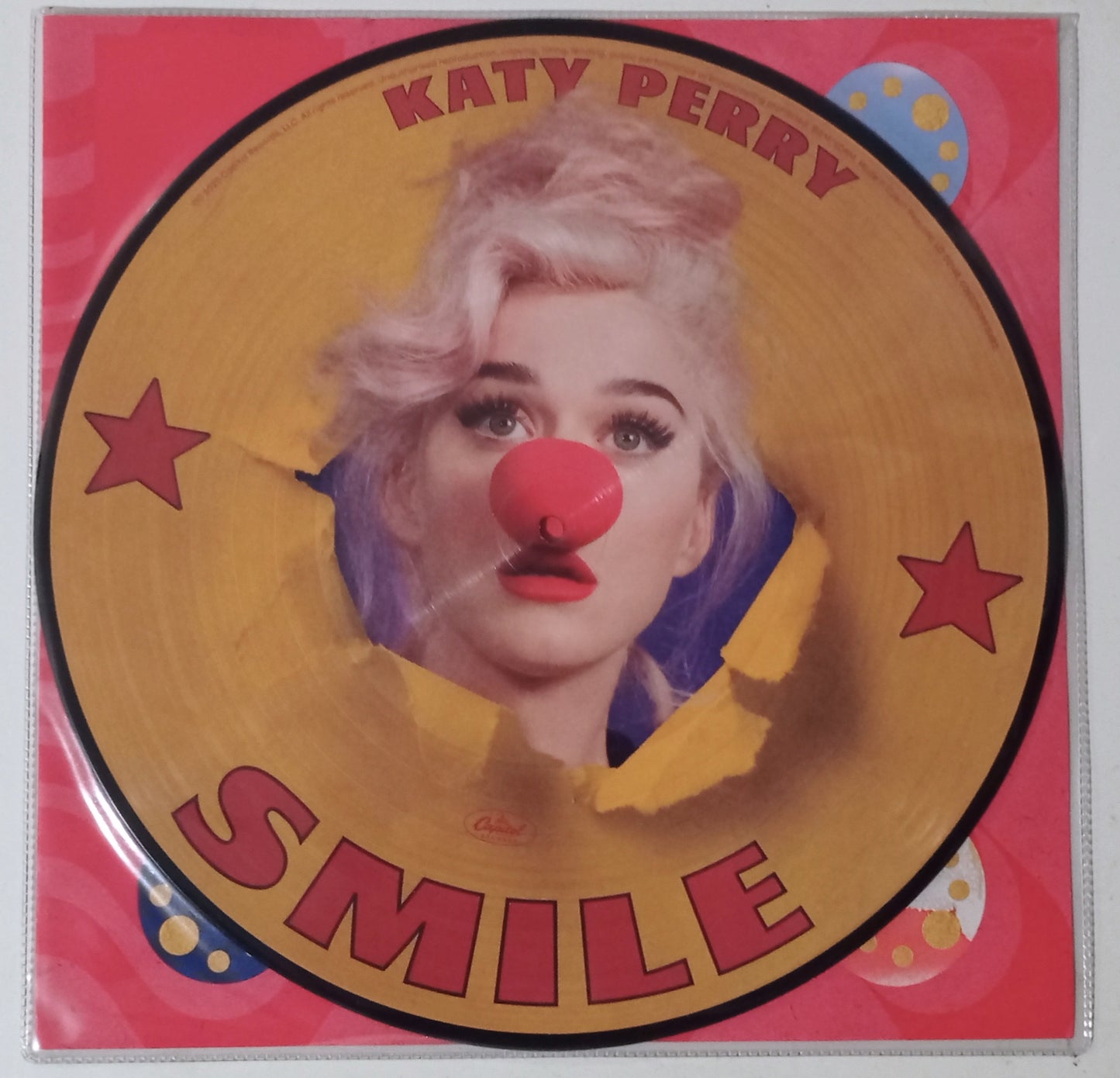 Katy Perry - Smile (Picture Disc Importado Rep. Tcheca - NOVO)