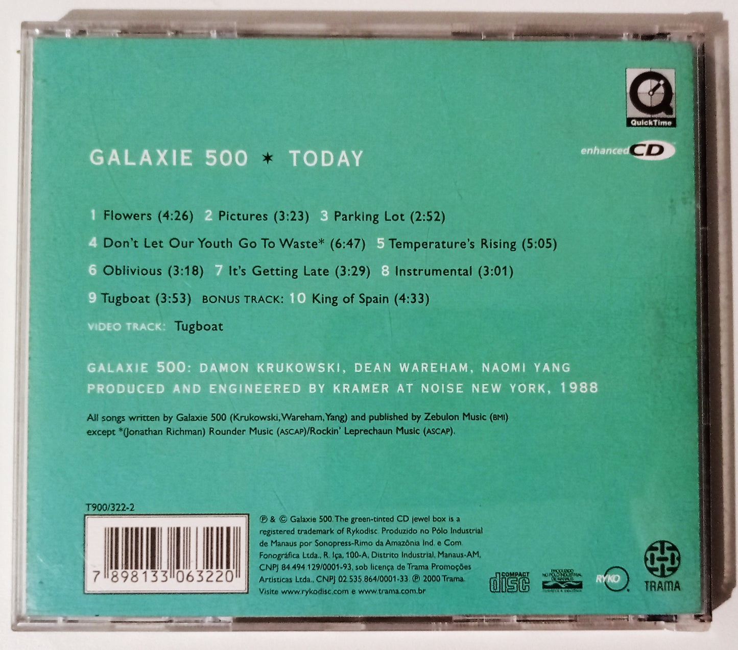 Galaxie 500 - Today (CD Nacional Usado)