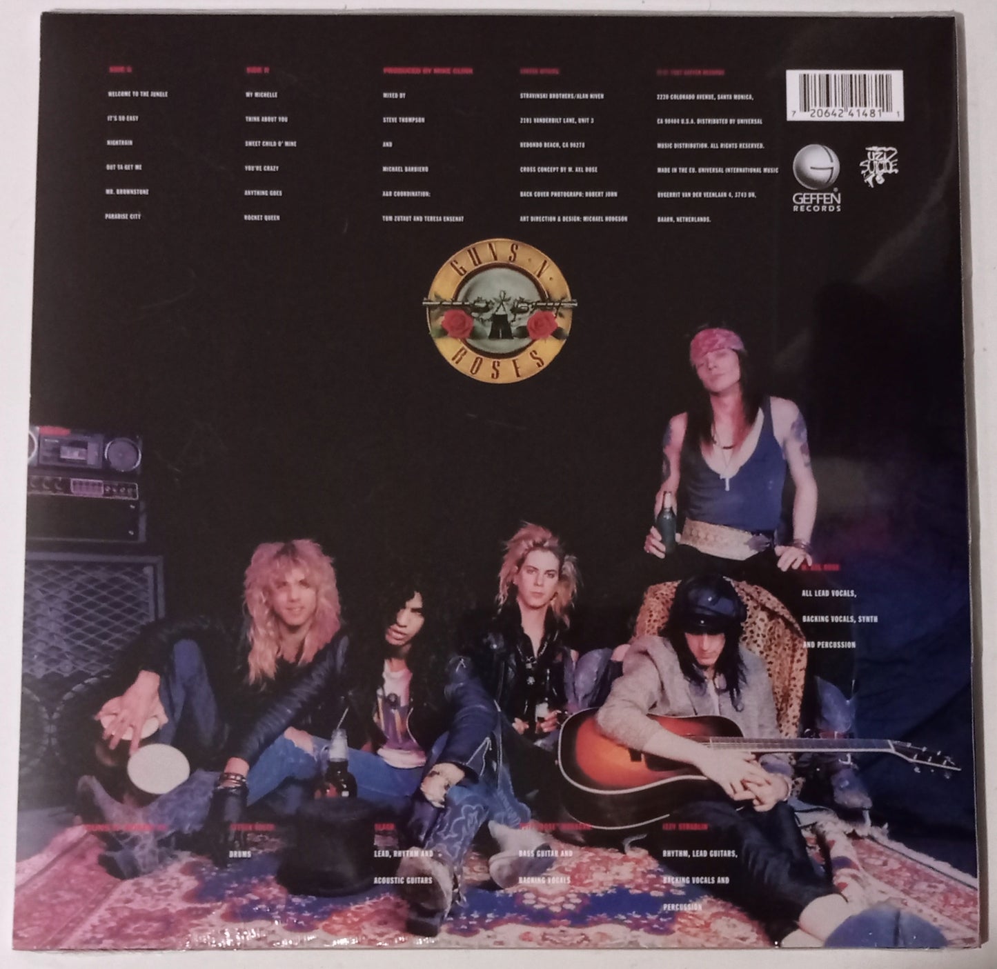 Guns n' Roses - Appetite For Destruction (LP Importado União Europeia - LACRADO)