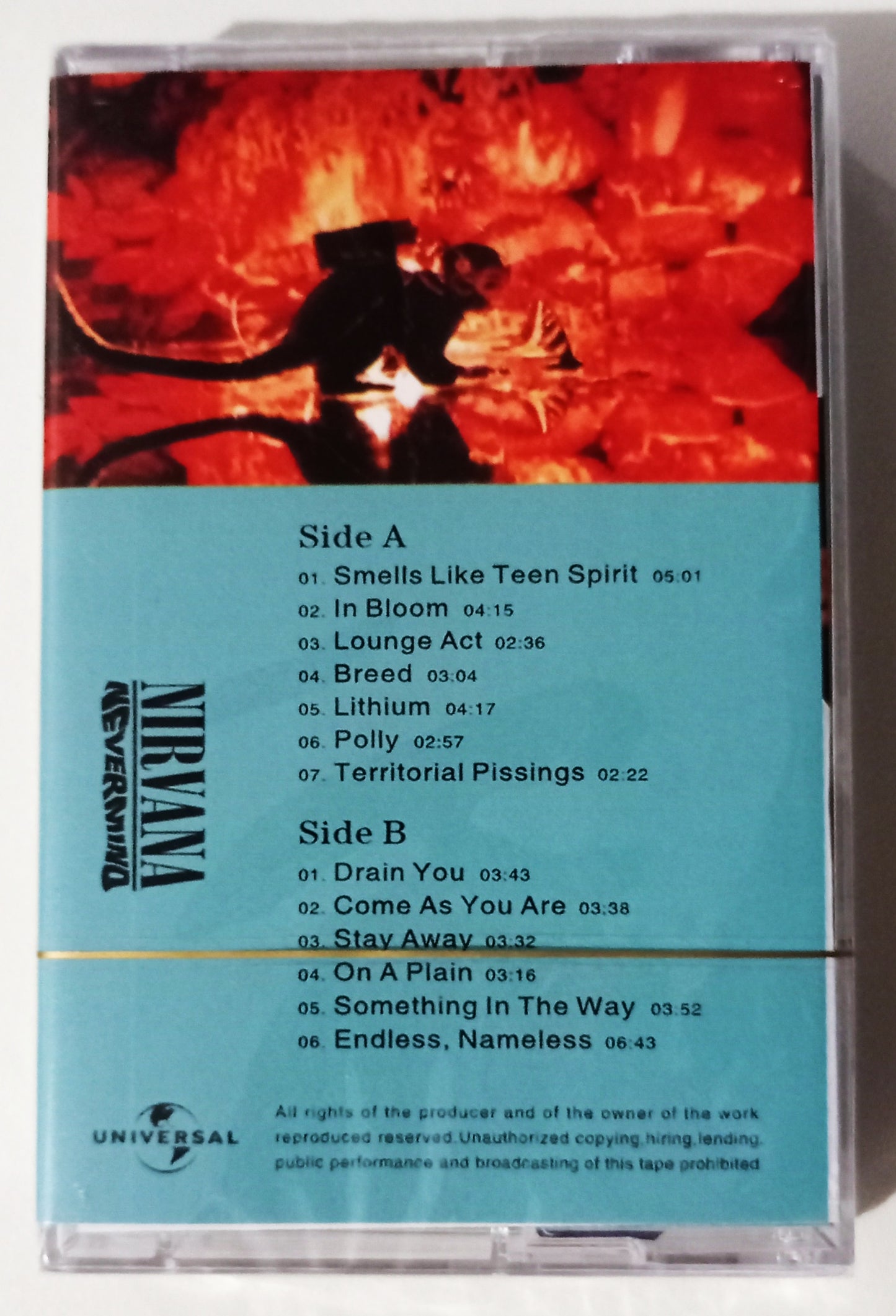 Nirvana - Nevermind (Cassete - Importado China - LACRADO)