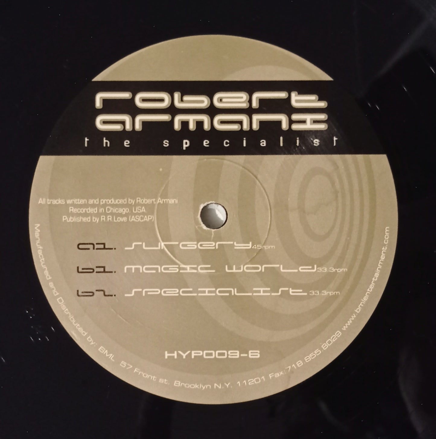 Robert Armani - The Specialist (Vinyl 12" - Importado USA - USADO)