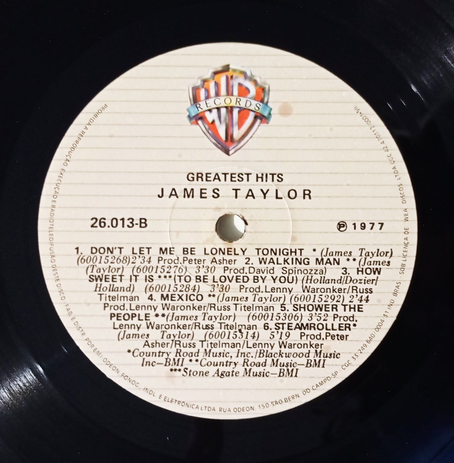 James Taylor - Greatest Hits (LP - Nacional - USADO)