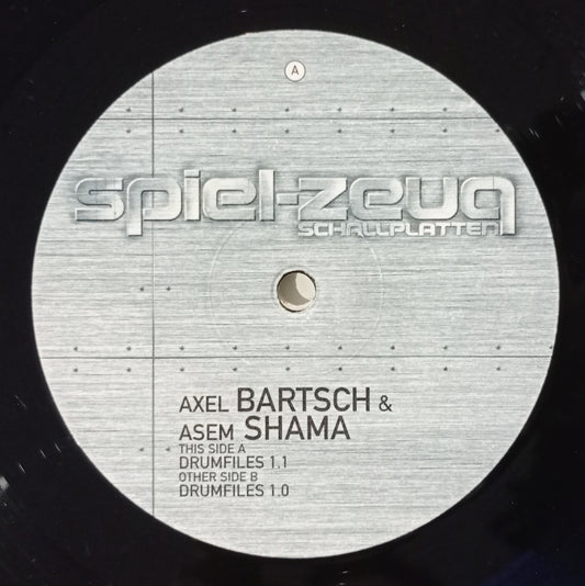 Axel Bartsch & Assem Shama - Drumfiles (Vinyl 12" - Importado Alemanha - USADO)