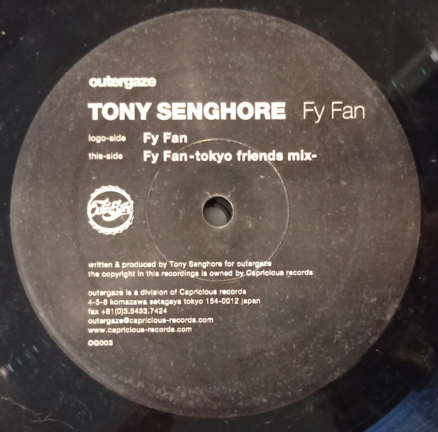 Tony Senghore - Fy Fan (Vinyl 12" - Importado Japão - USADO)