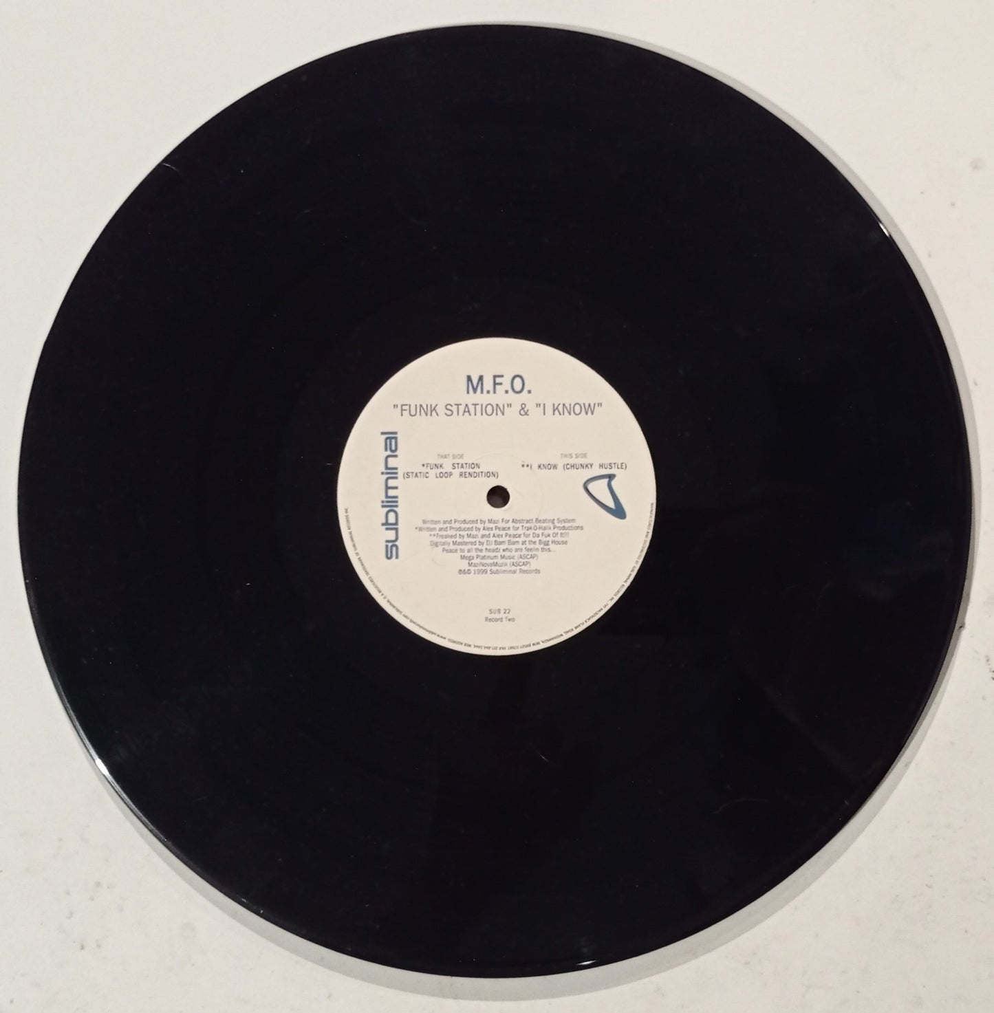 M.F.O. - Funk Station & I Know (2x Vinyl 12" - Importado USA - USADO)