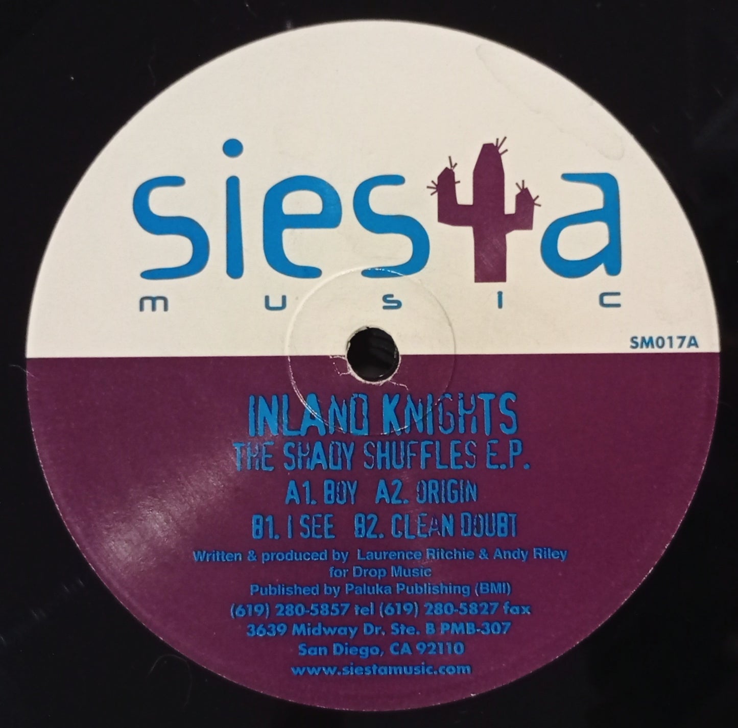 Inland Knights - The Shady Shuffles E.P. (Vinyl 12" - Importado USA - USADO)