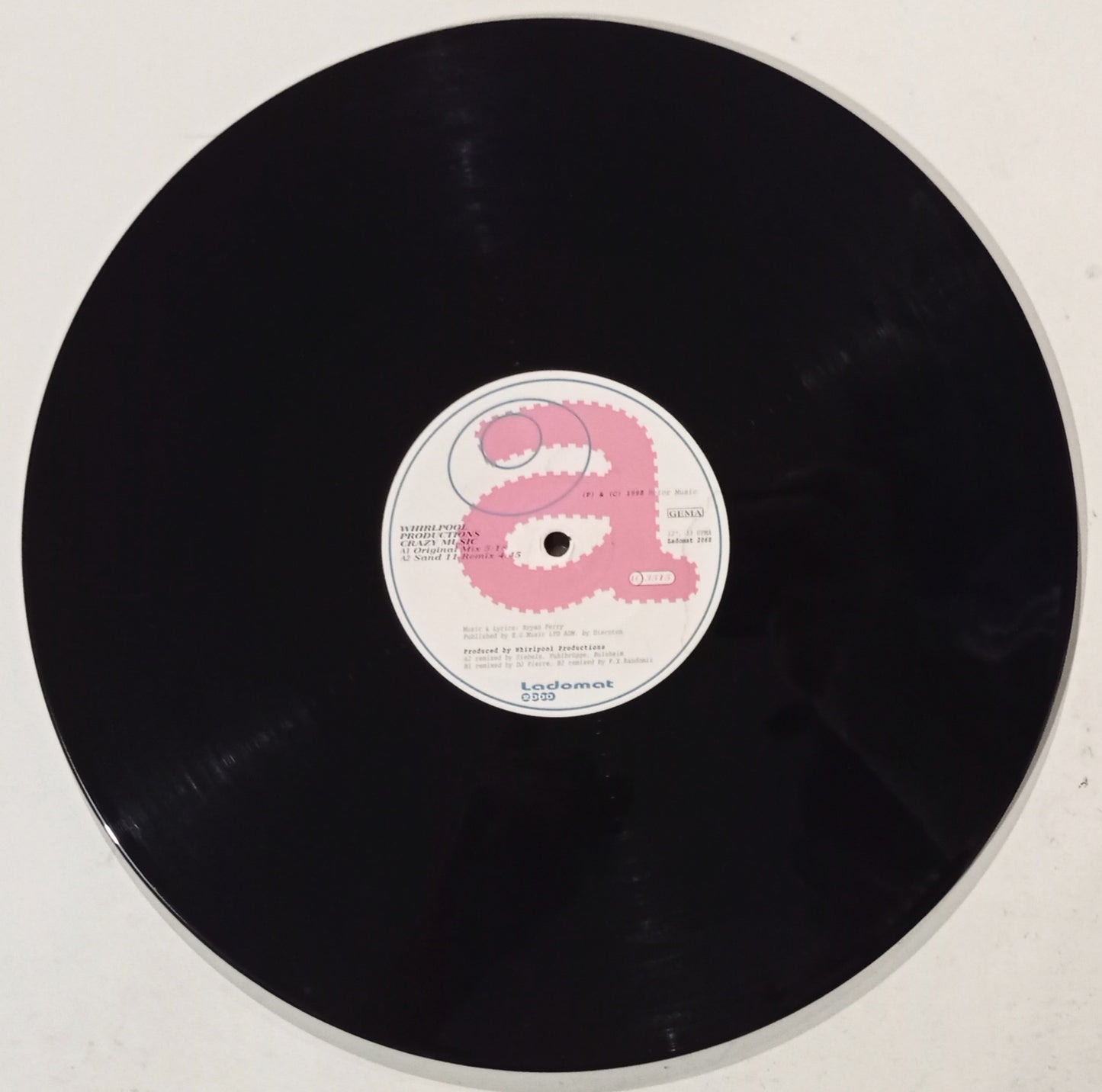 Whirlpool Productions - Crazy Music (Vinyl 12" - Importado Alemanha - USADO)