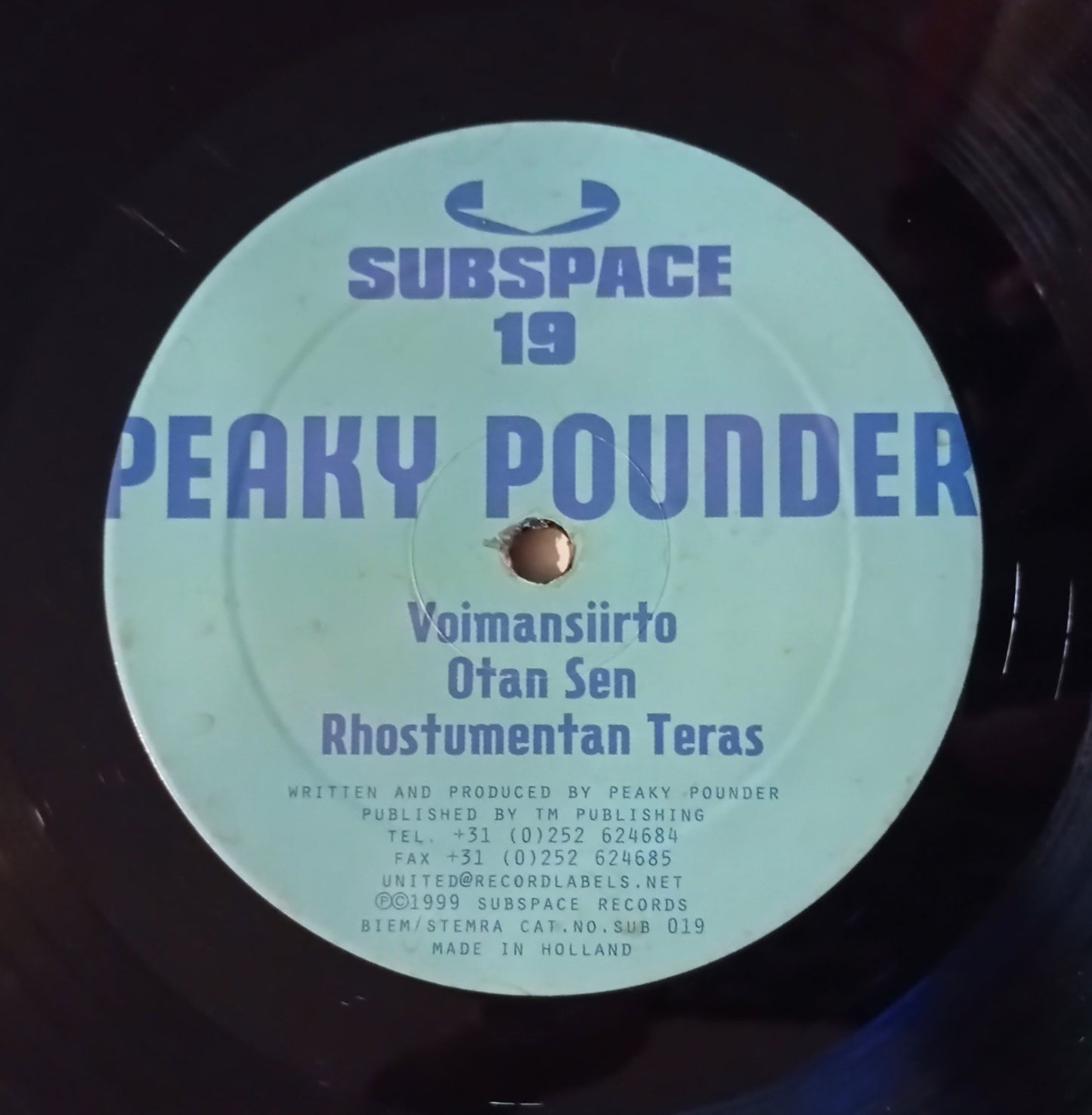 Peaky Pounder - Taulettimessa (Vinyl 12' - Importado Holanda - USADO)