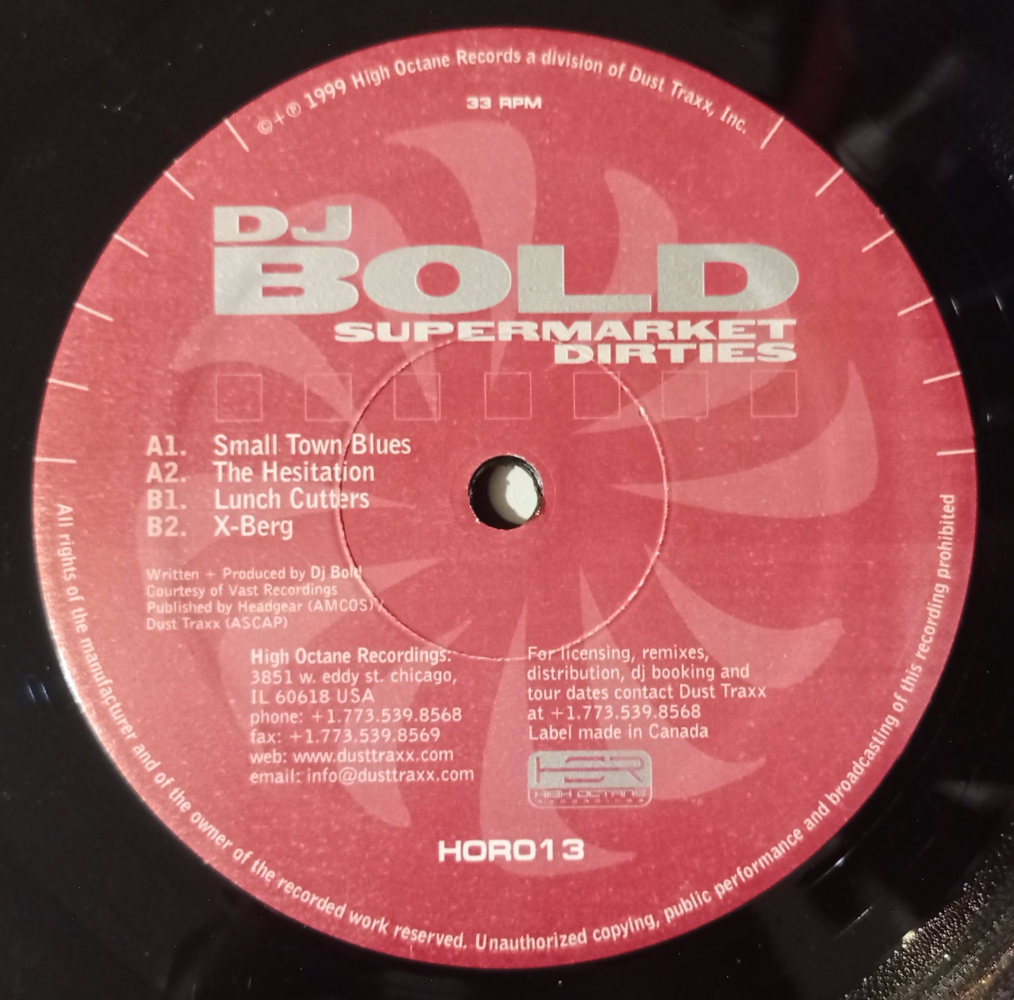 DJ Bold - Supermarket Dirties (Vynil 12" - Importado USA - USADO)