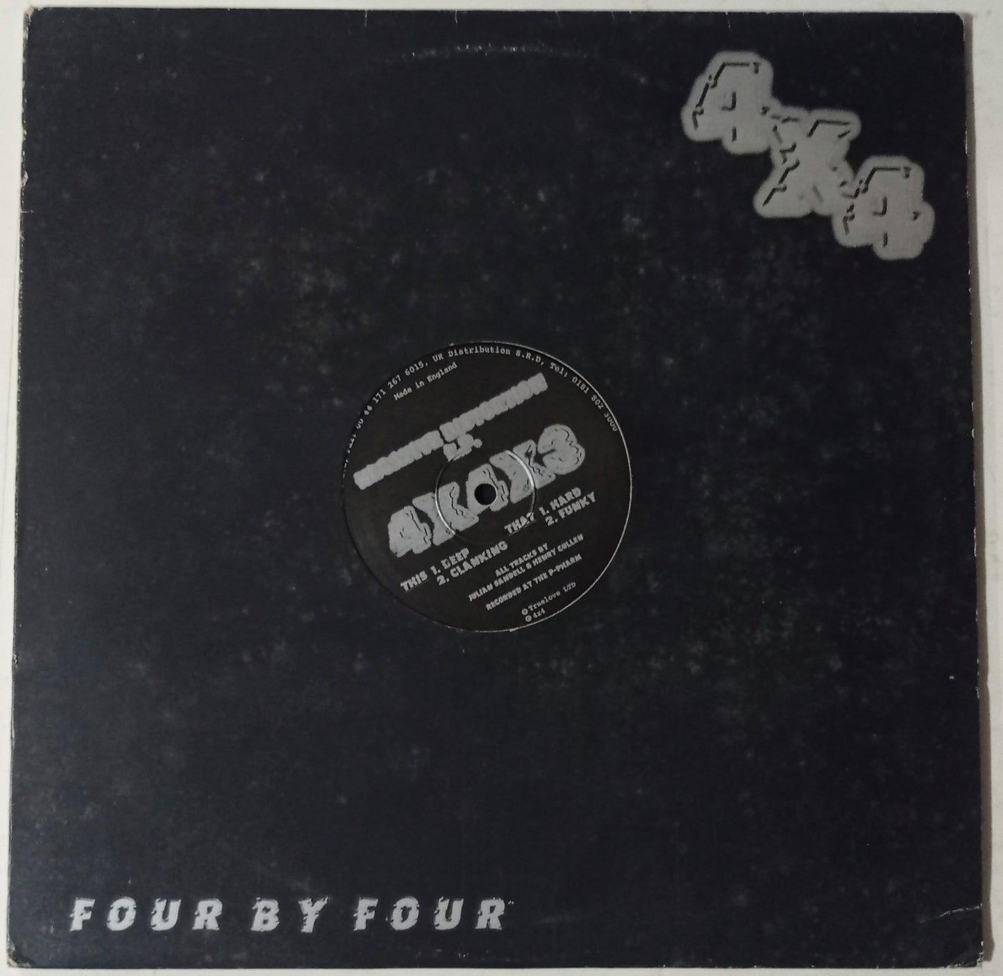 Julian Sandell & Henry Cullen - Negative Distortion E.P. (Vynil 12" - Importado Inglaterra - USADO)