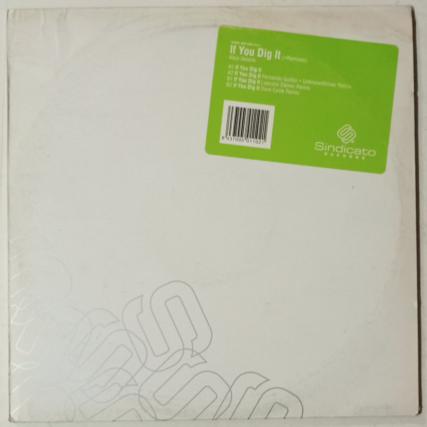 Alexi Delano - MAD ADNY Part 1: If You Dig It (+ Remixes) (Vynil 12" - Importado Espanha - USADO)