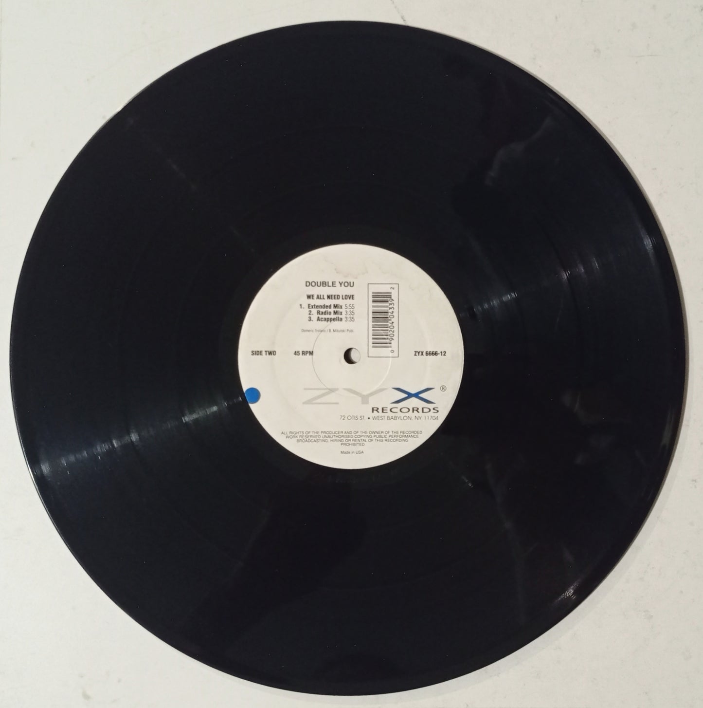 Double You -  We All Need Love (Remix) (LP 12" - Importado USA - USADO)